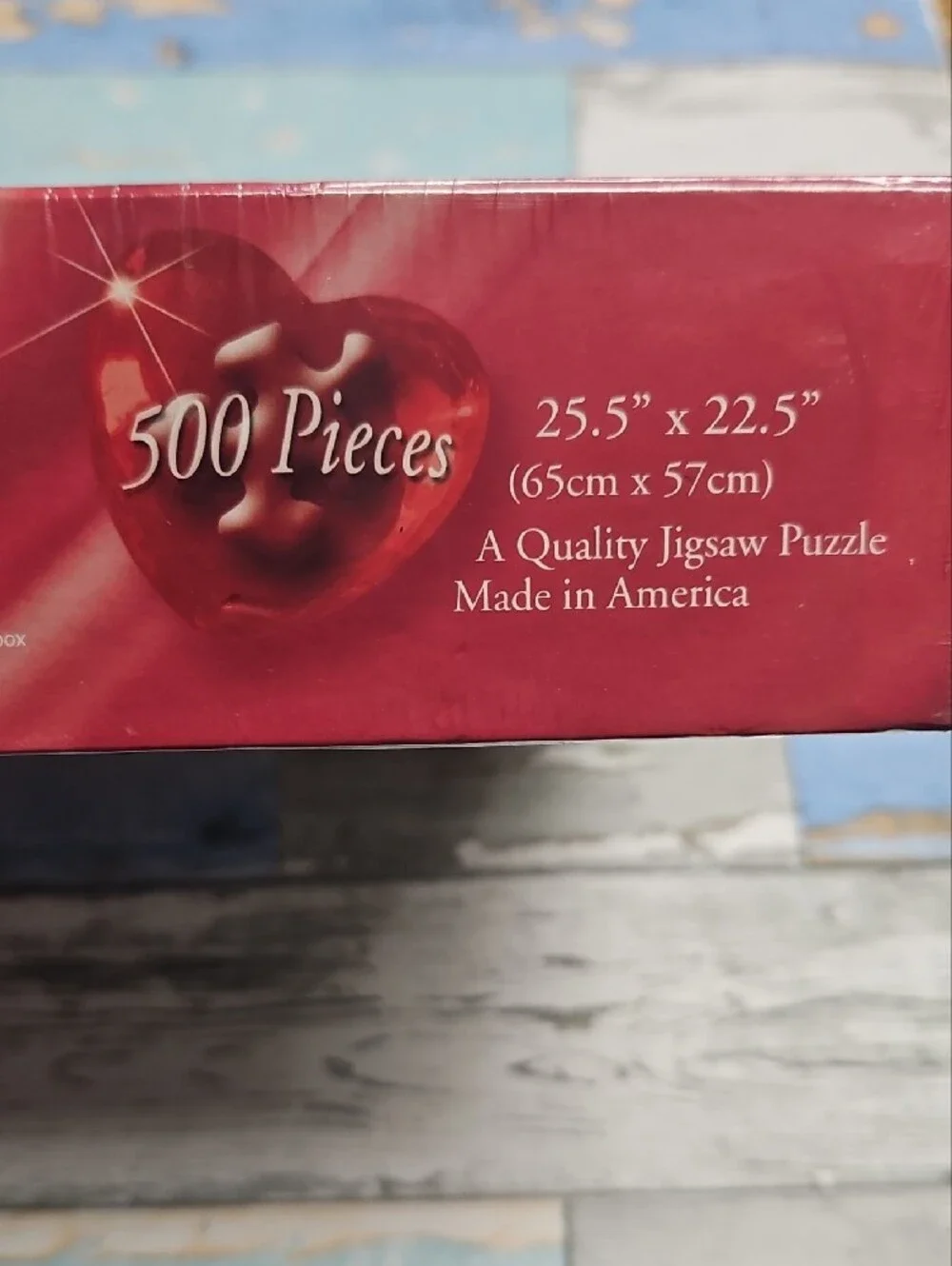 Master Pieces Heart-Shaped Kitten Puzzle in Red - 500 Pieces